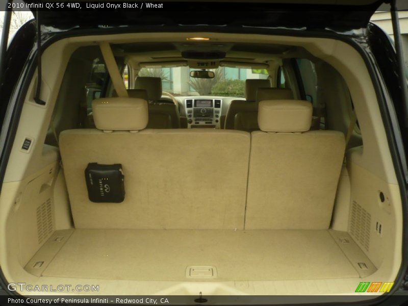 Liquid Onyx Black / Wheat 2010 Infiniti QX 56 4WD
