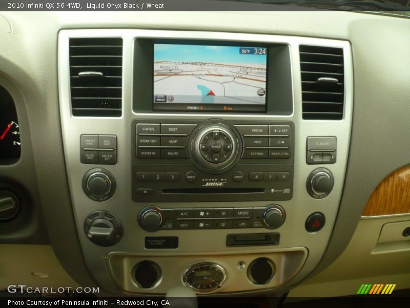 Liquid Onyx Black / Wheat 2010 Infiniti QX 56 4WD