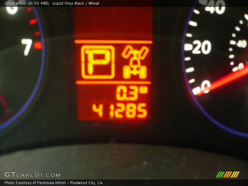 Liquid Onyx Black / Wheat 2010 Infiniti QX 56 4WD