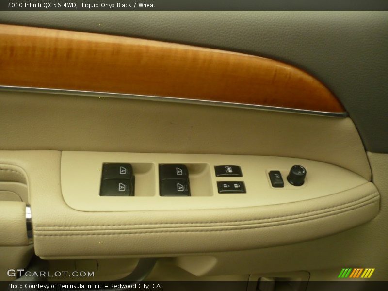 Liquid Onyx Black / Wheat 2010 Infiniti QX 56 4WD