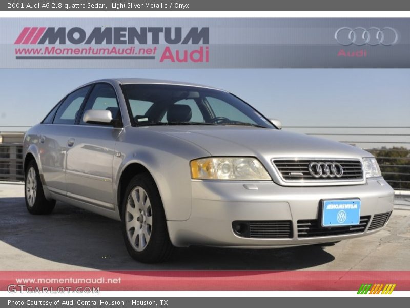 Light Silver Metallic / Onyx 2001 Audi A6 2.8 quattro Sedan