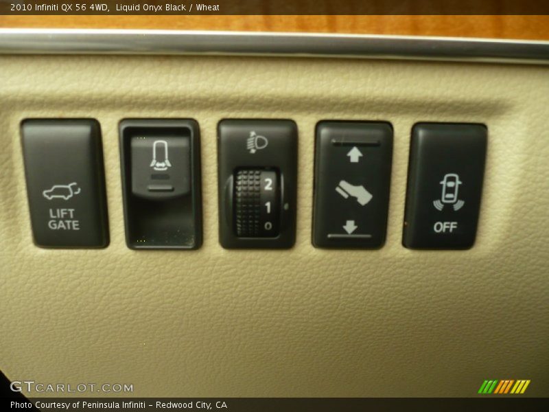 Liquid Onyx Black / Wheat 2010 Infiniti QX 56 4WD