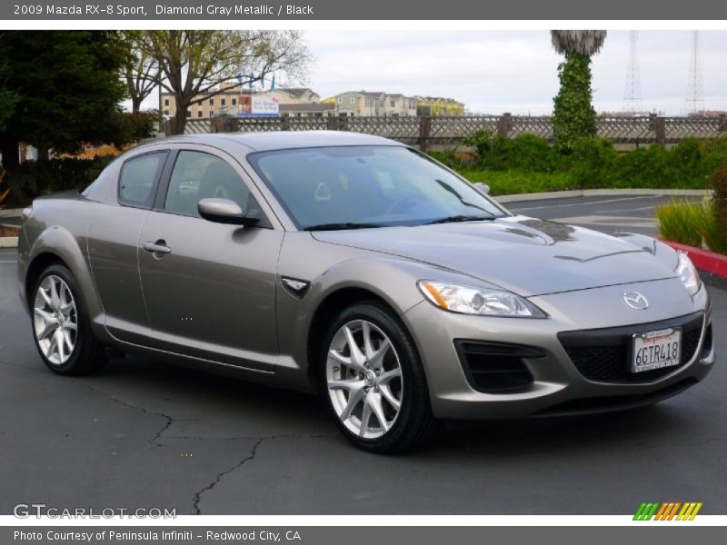 Front 3/4 View of 2009 RX-8 Sport