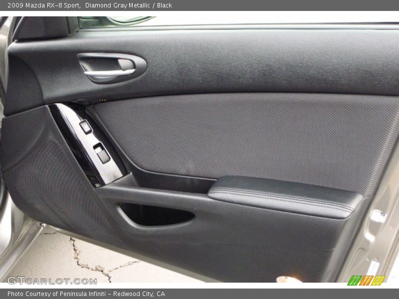 Diamond Gray Metallic / Black 2009 Mazda RX-8 Sport