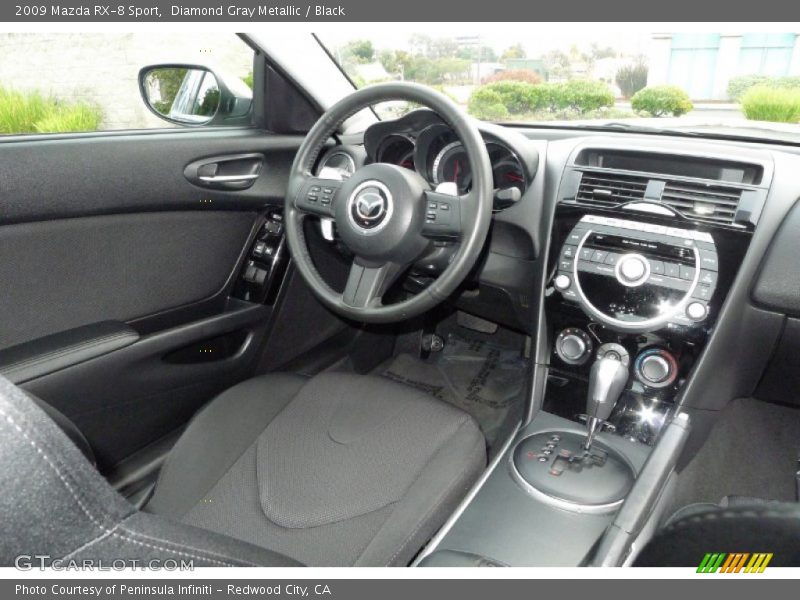 Diamond Gray Metallic / Black 2009 Mazda RX-8 Sport