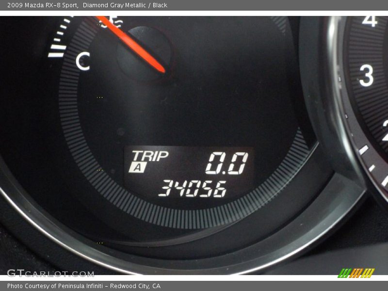 Diamond Gray Metallic / Black 2009 Mazda RX-8 Sport