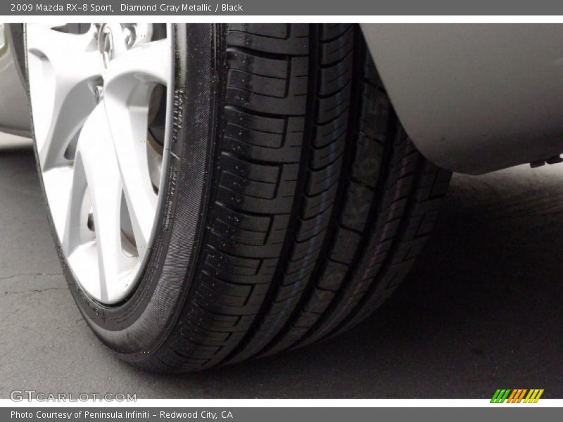 Diamond Gray Metallic / Black 2009 Mazda RX-8 Sport