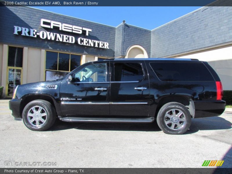 Black Raven / Ebony 2008 Cadillac Escalade ESV AWD