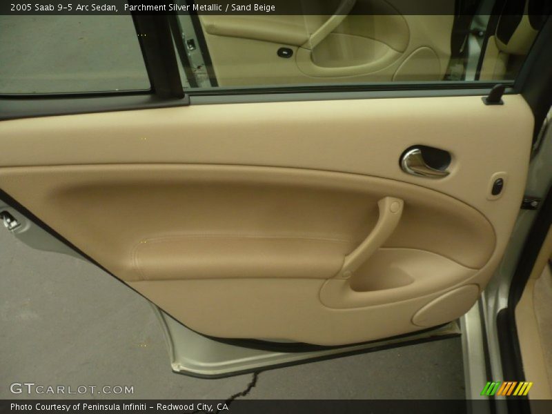Parchment Silver Metallic / Sand Beige 2005 Saab 9-5 Arc Sedan