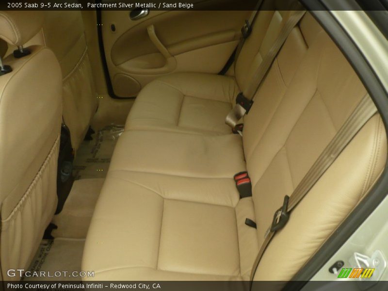 Parchment Silver Metallic / Sand Beige 2005 Saab 9-5 Arc Sedan