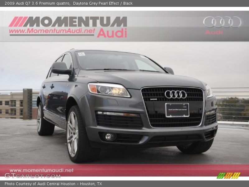Daytona Grey Pearl Effect / Black 2009 Audi Q7 3.6 Premium quattro