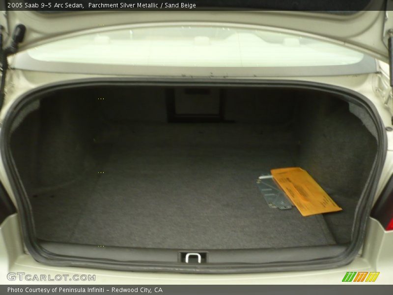 Parchment Silver Metallic / Sand Beige 2005 Saab 9-5 Arc Sedan