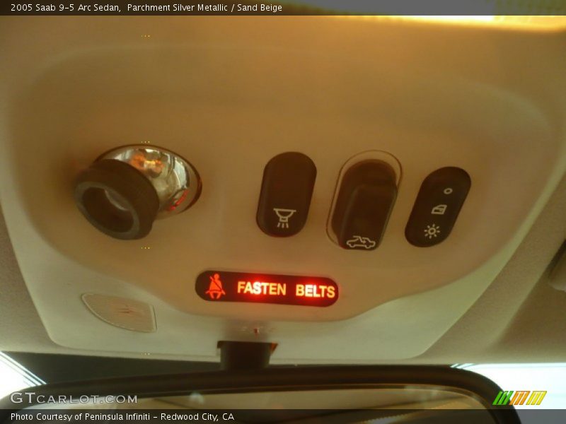 Parchment Silver Metallic / Sand Beige 2005 Saab 9-5 Arc Sedan