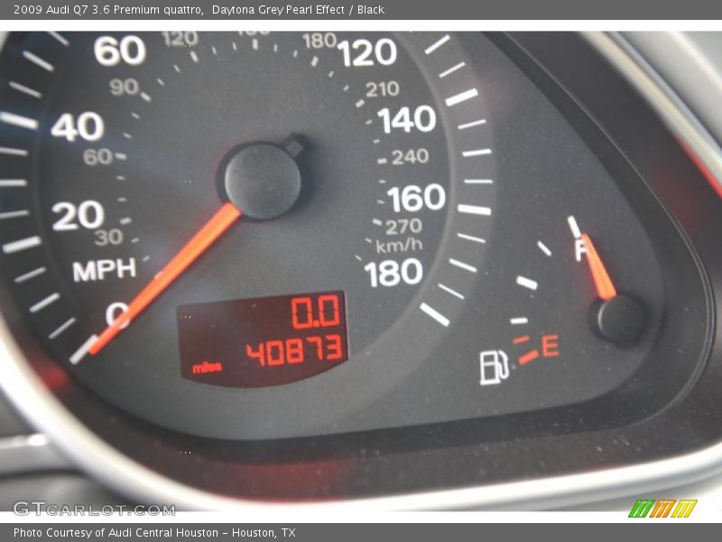 Daytona Grey Pearl Effect / Black 2009 Audi Q7 3.6 Premium quattro