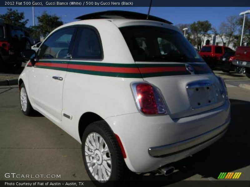 Gucci Bianco (White) / 500 by Gucci Nero (Black) 2012 Fiat 500 Gucci