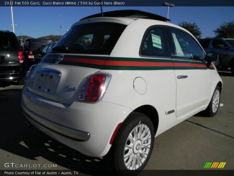 Gucci Bianco (White) / 500 by Gucci Nero (Black) 2012 Fiat 500 Gucci