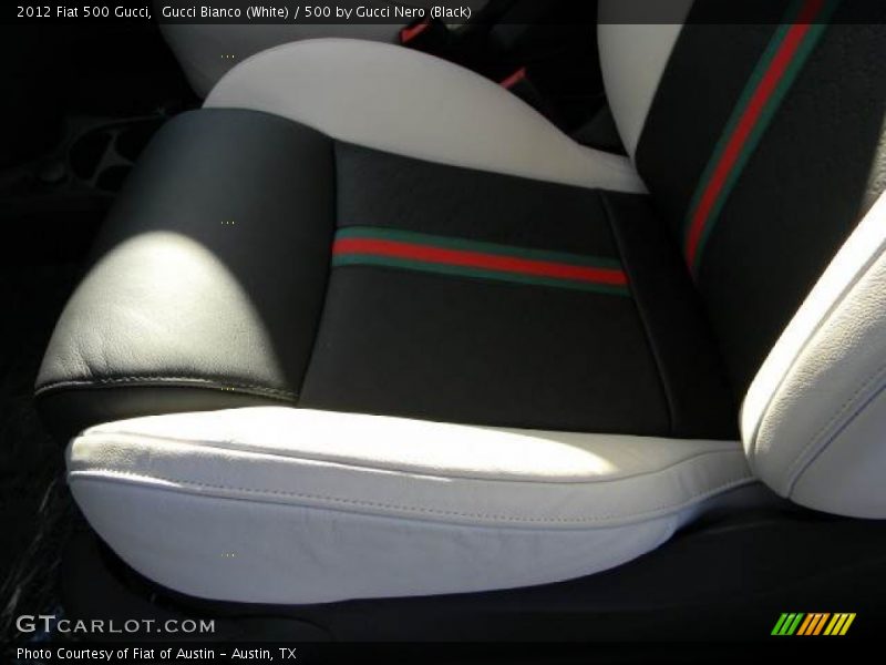 Gucci Bianco (White) / 500 by Gucci Nero (Black) 2012 Fiat 500 Gucci