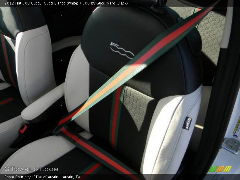 Gucci Bianco (White) / 500 by Gucci Nero (Black) 2012 Fiat 500 Gucci