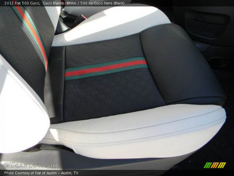 Gucci Bianco (White) / 500 by Gucci Nero (Black) 2012 Fiat 500 Gucci