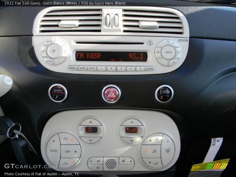 Gucci Bianco (White) / 500 by Gucci Nero (Black) 2012 Fiat 500 Gucci