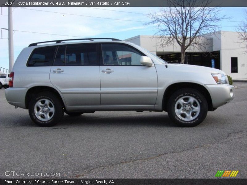 Millenium Silver Metallic / Ash Gray 2007 Toyota Highlander V6 4WD