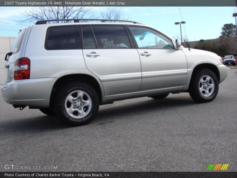 Millenium Silver Metallic / Ash Gray 2007 Toyota Highlander V6 4WD