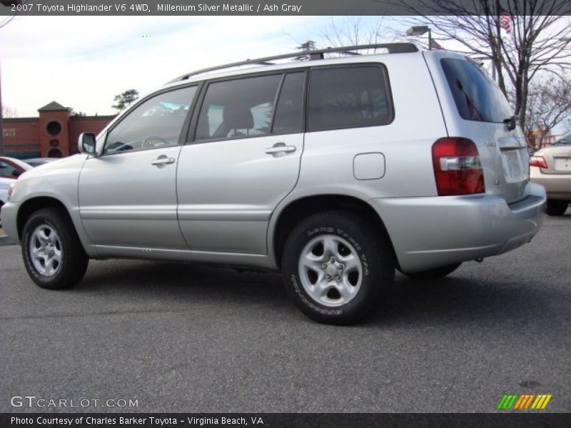 Millenium Silver Metallic / Ash Gray 2007 Toyota Highlander V6 4WD
