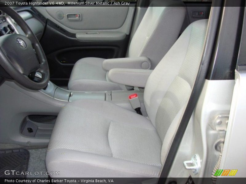 Millenium Silver Metallic / Ash Gray 2007 Toyota Highlander V6 4WD