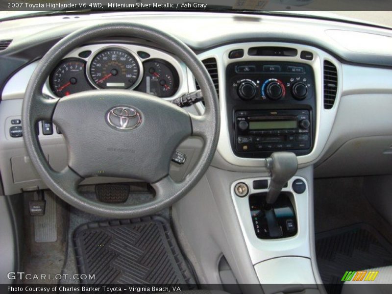 Millenium Silver Metallic / Ash Gray 2007 Toyota Highlander V6 4WD
