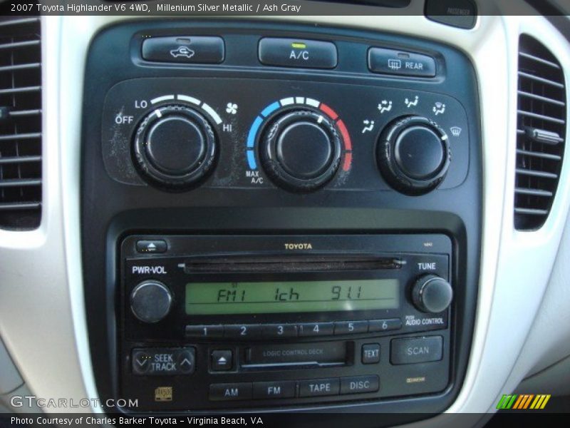 Millenium Silver Metallic / Ash Gray 2007 Toyota Highlander V6 4WD