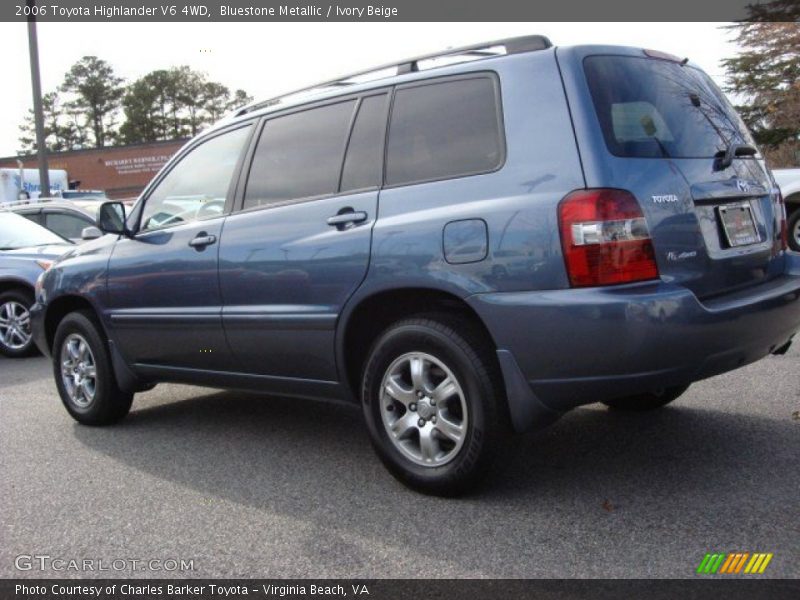 Bluestone Metallic / Ivory Beige 2006 Toyota Highlander V6 4WD
