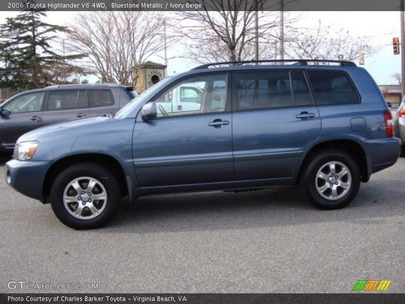 Bluestone Metallic / Ivory Beige 2006 Toyota Highlander V6 4WD