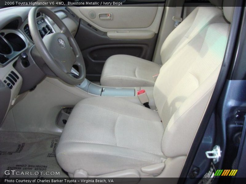Bluestone Metallic / Ivory Beige 2006 Toyota Highlander V6 4WD