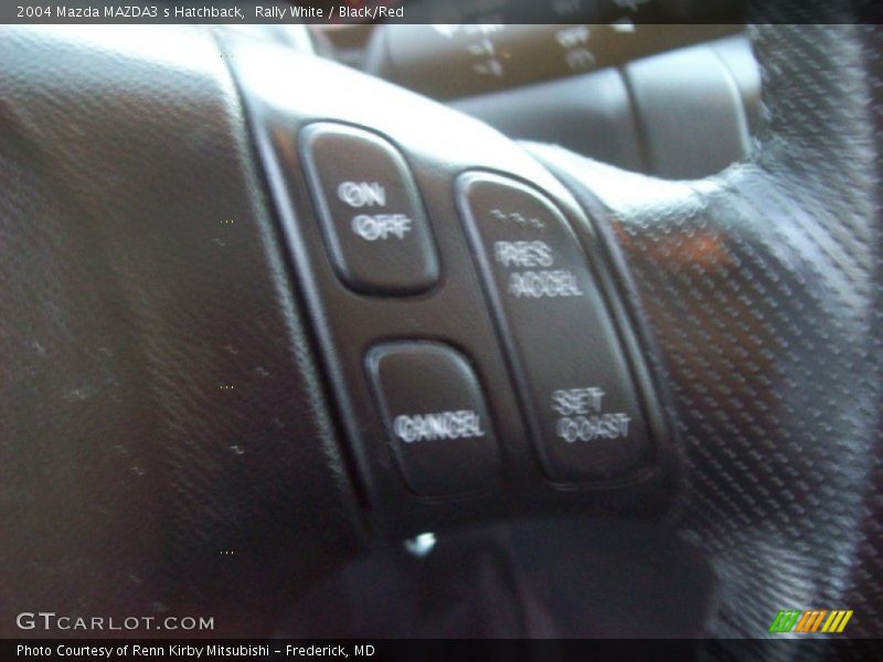 Rally White / Black/Red 2004 Mazda MAZDA3 s Hatchback