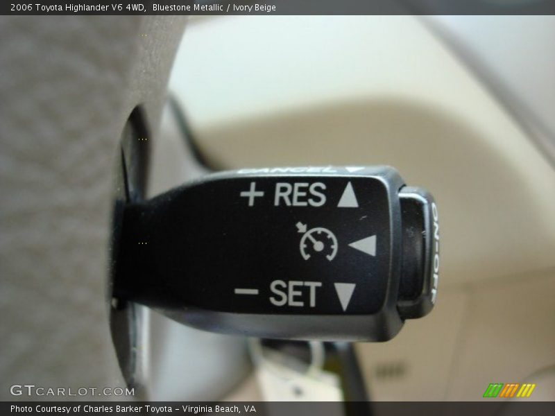 Bluestone Metallic / Ivory Beige 2006 Toyota Highlander V6 4WD