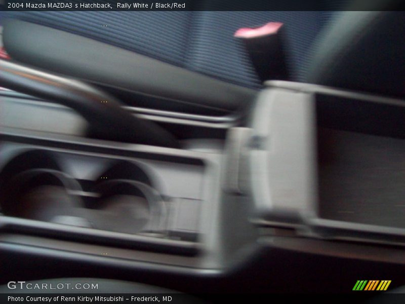 Rally White / Black/Red 2004 Mazda MAZDA3 s Hatchback
