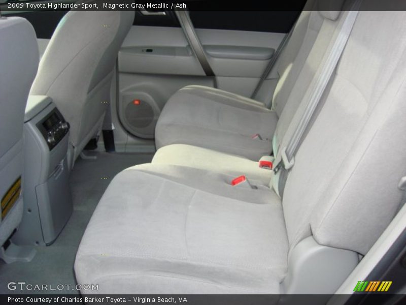 Magnetic Gray Metallic / Ash 2009 Toyota Highlander Sport