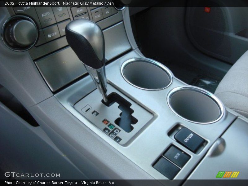 Magnetic Gray Metallic / Ash 2009 Toyota Highlander Sport