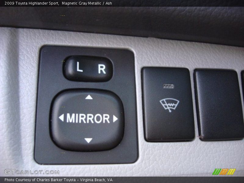 Magnetic Gray Metallic / Ash 2009 Toyota Highlander Sport