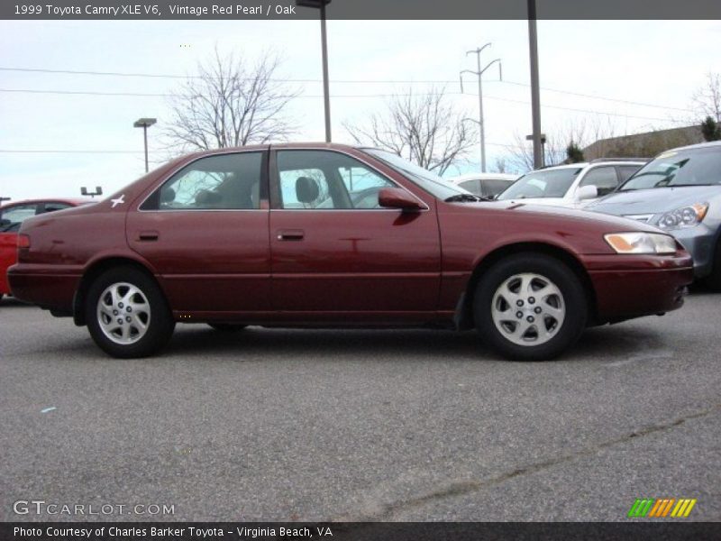 Vintage Red Pearl / Oak 1999 Toyota Camry XLE V6
