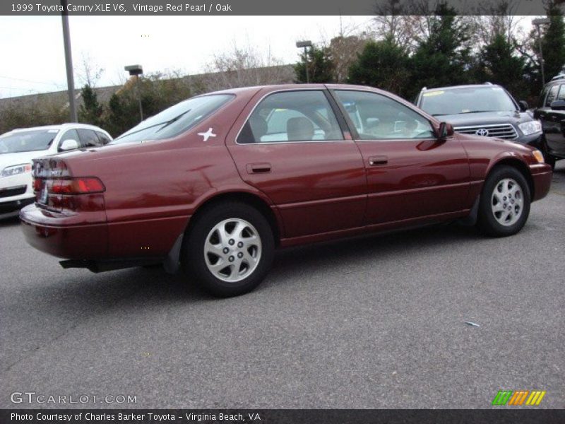 Vintage Red Pearl / Oak 1999 Toyota Camry XLE V6