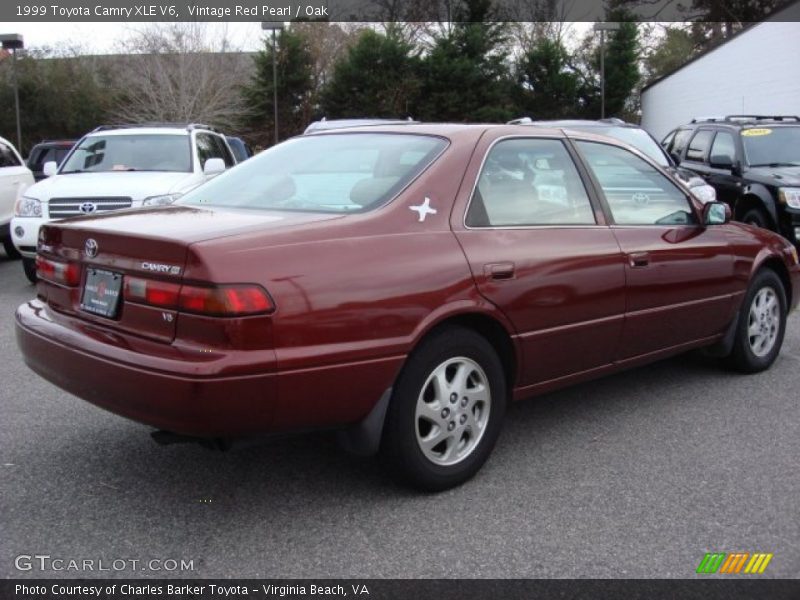 Vintage Red Pearl / Oak 1999 Toyota Camry XLE V6