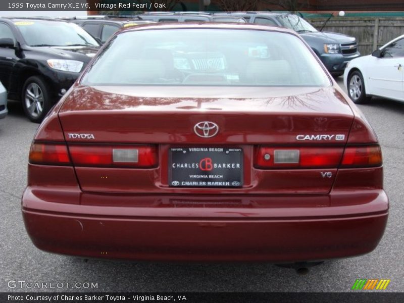 Vintage Red Pearl / Oak 1999 Toyota Camry XLE V6
