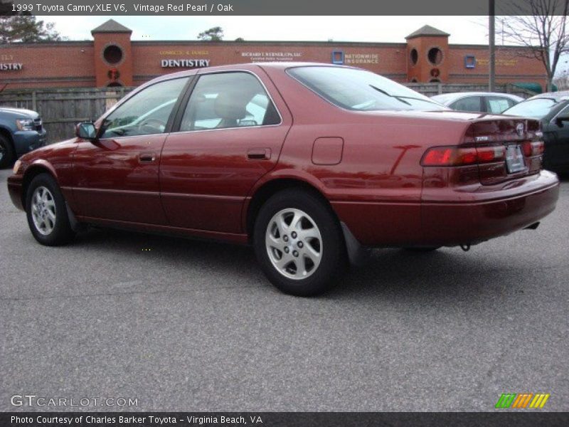 Vintage Red Pearl / Oak 1999 Toyota Camry XLE V6