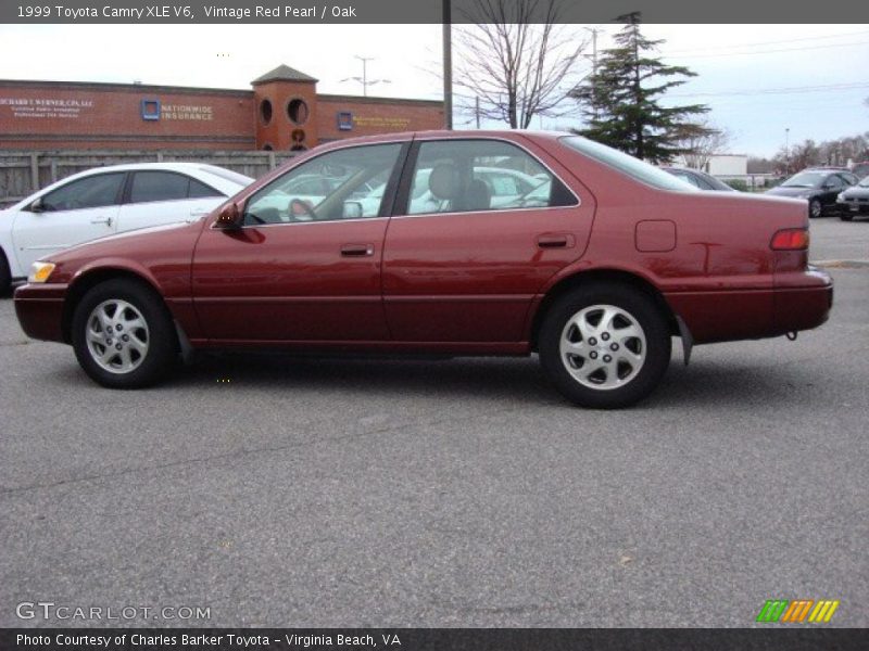 Vintage Red Pearl / Oak 1999 Toyota Camry XLE V6