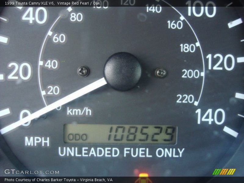 Vintage Red Pearl / Oak 1999 Toyota Camry XLE V6