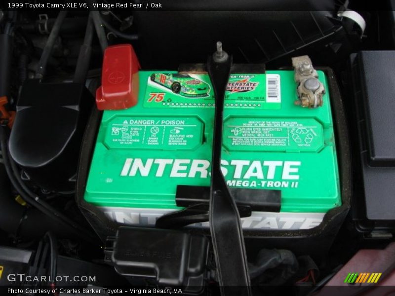 Vintage Red Pearl / Oak 1999 Toyota Camry XLE V6