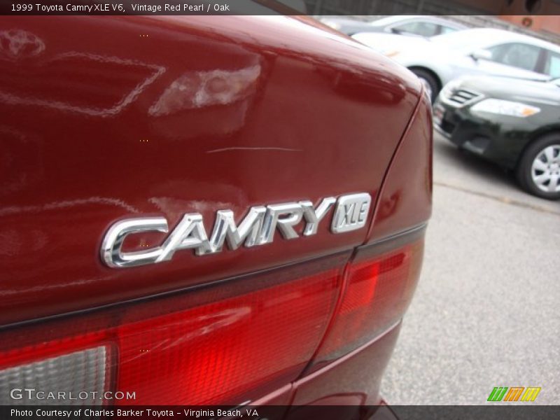 Vintage Red Pearl / Oak 1999 Toyota Camry XLE V6