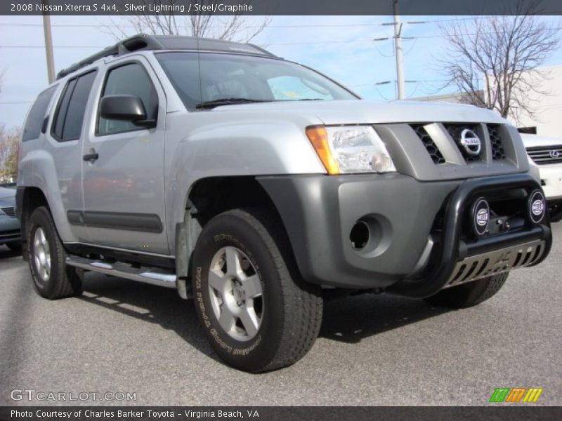 Silver Lightning / Steel/Graphite 2008 Nissan Xterra S 4x4