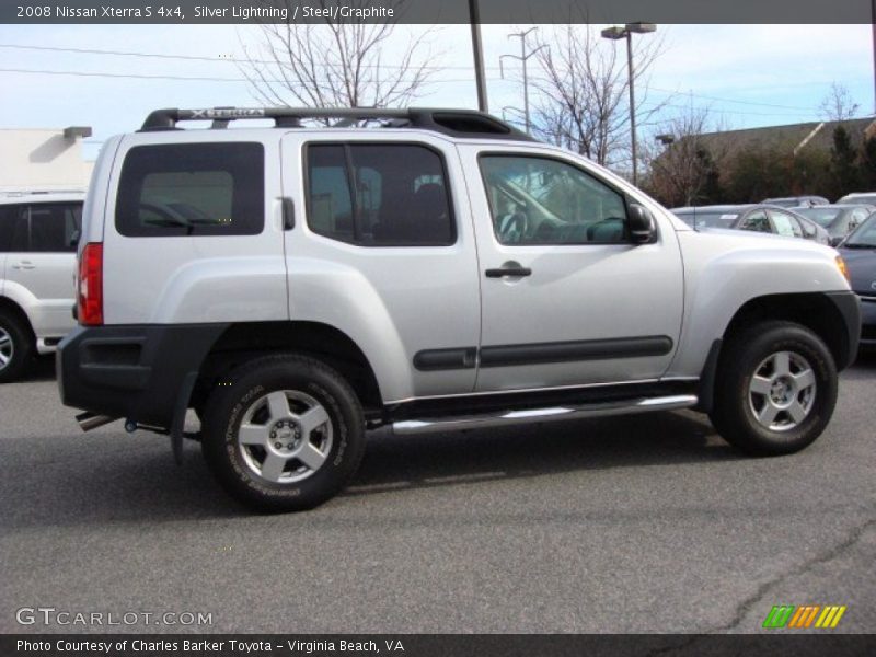 Silver Lightning / Steel/Graphite 2008 Nissan Xterra S 4x4